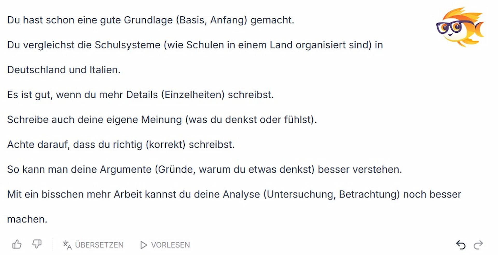 Abbildung 13: Scaffolding mit FelloFish